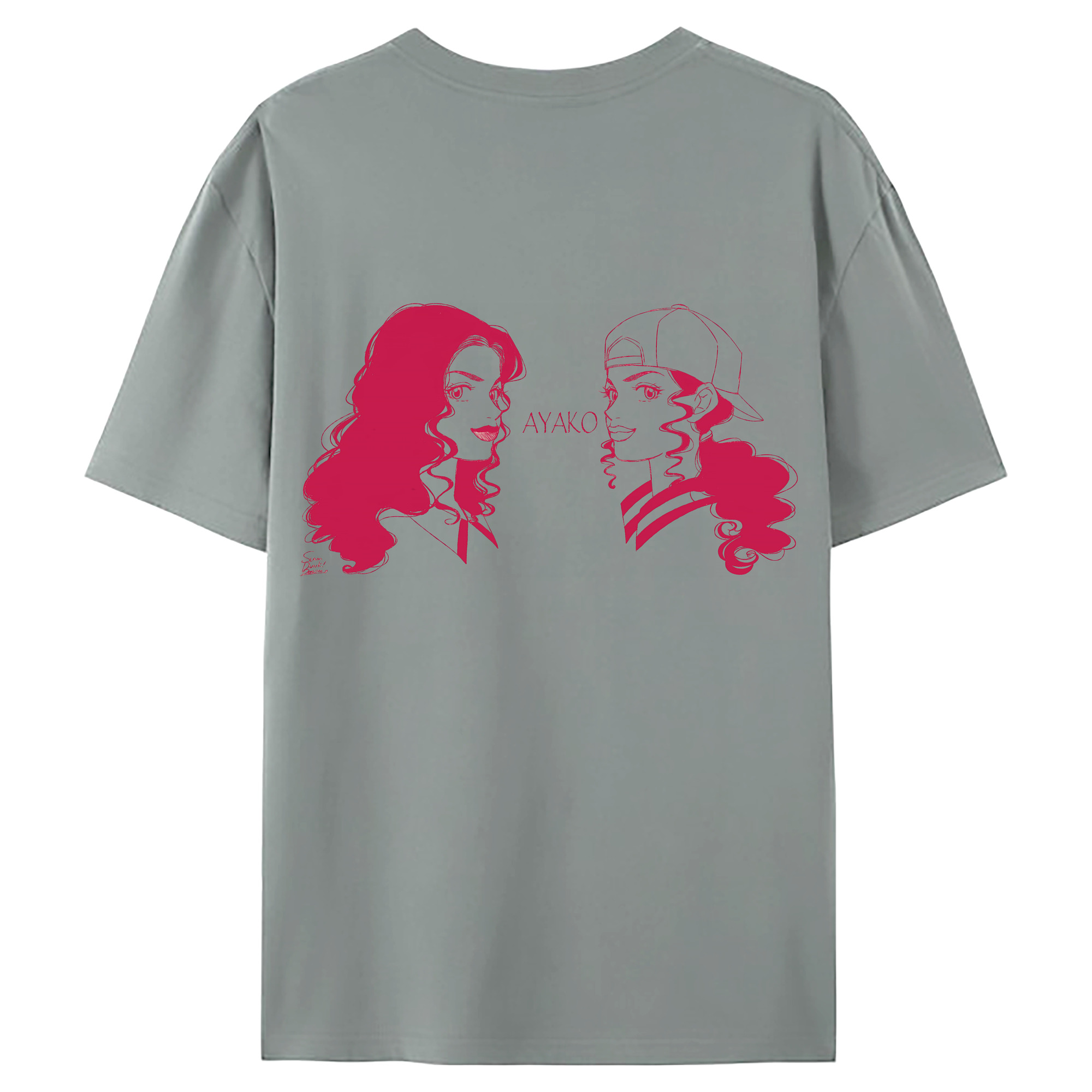 （画像用） SLAM DUNK／スラムダンク 綿100％ メンズ半袖Tシャツ（バックプリント） 通気性